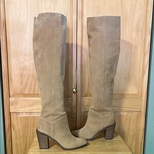 Nordstrom Tan Over the Knee Boots